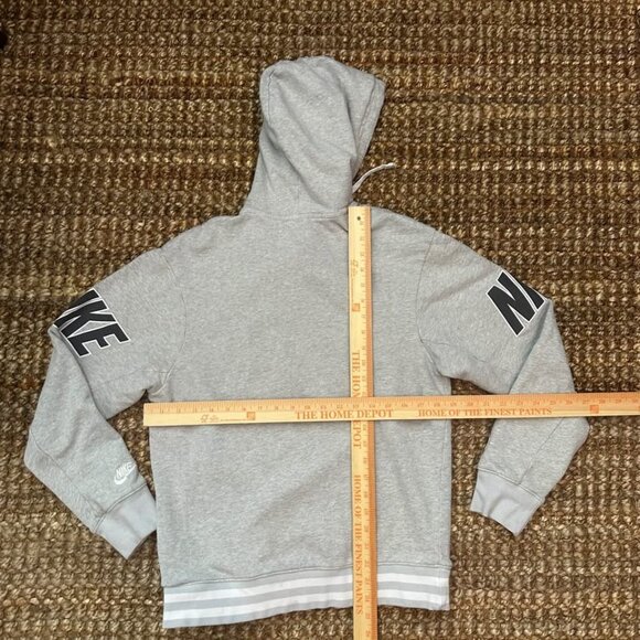 Nike Sportswear French Terry Pullover Hoodie Gray (Small) DD6168-050 - Picture 8 of 9